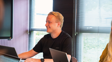 Recruiter Nick in gesprek