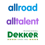 Allroad, Alltalent en Rijschool Dekker logo
