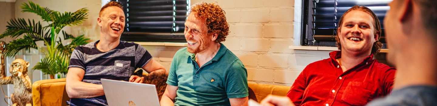 Plezier maken met collega's bij Werken in de Kempen