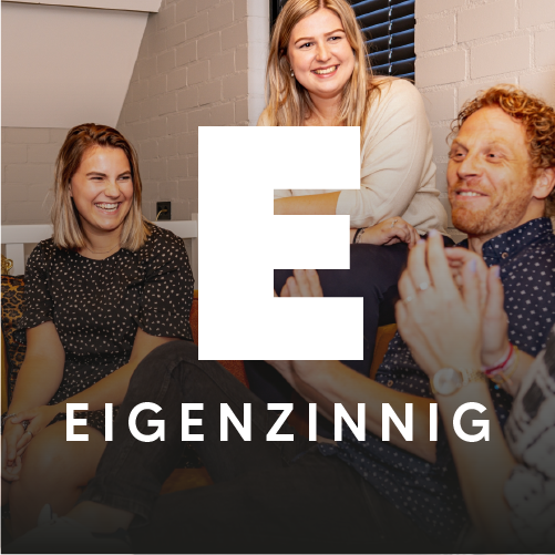 Kernwaarden Eigenzinnig - Letter E