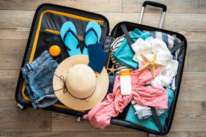 Koffer inpakken voor vakantie